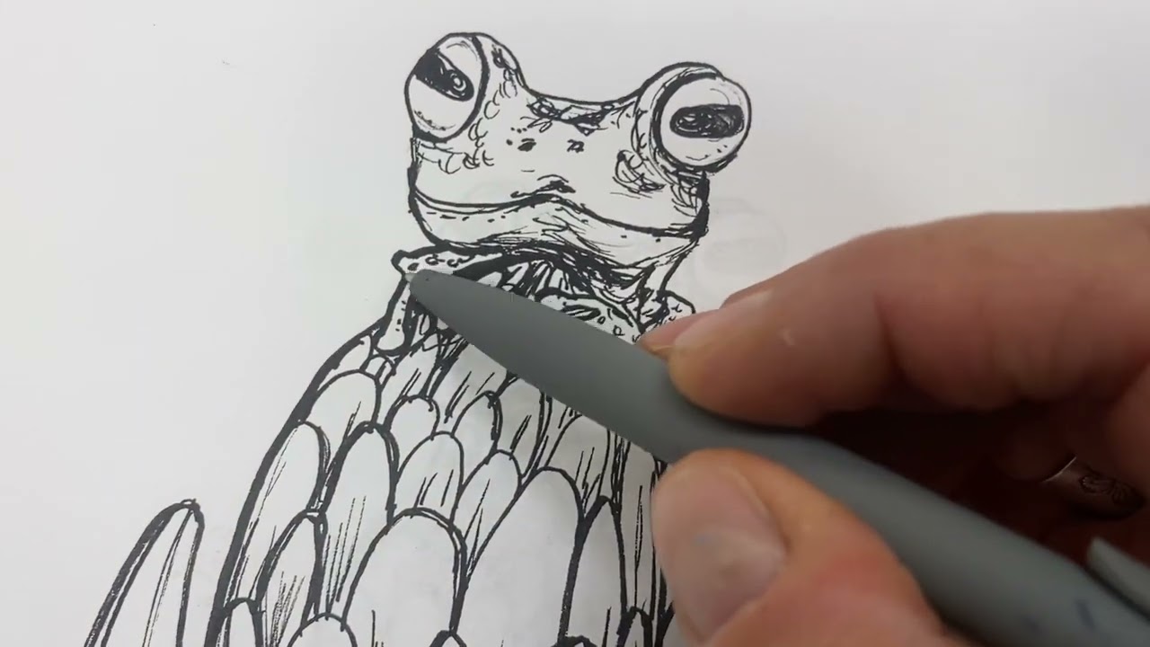 Draw a Frog 🐸 Art with Renee Smith