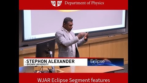 The Wonder and Enigma of Eclipses featuring Stephon Alexander, Francine Jackson and Angella Johnson.