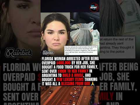 🚨 SHOCKING! FLORIDA WOMAN SPENT $400K WORK OVERPAYMENT ON FOOD TRUCK,FAMILY&LUXURY ITEMS!🔥#viral