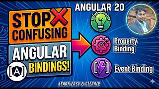Event Binding, Property Binding, Template Reference &amp; Parent-Child Component in Angular | Full Guide