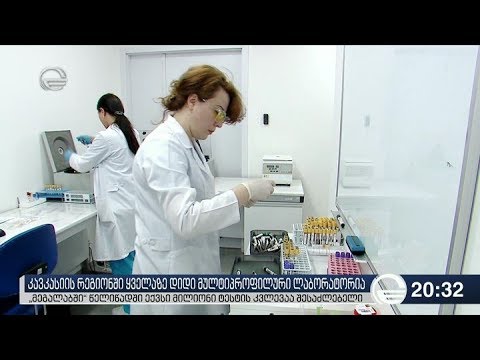 კავკასიის რეგიონში ყველაზე დიდი მულტიპროფილური ლაბორატორია