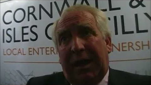 Chris Pomfret unveils the Cornwall LEP board