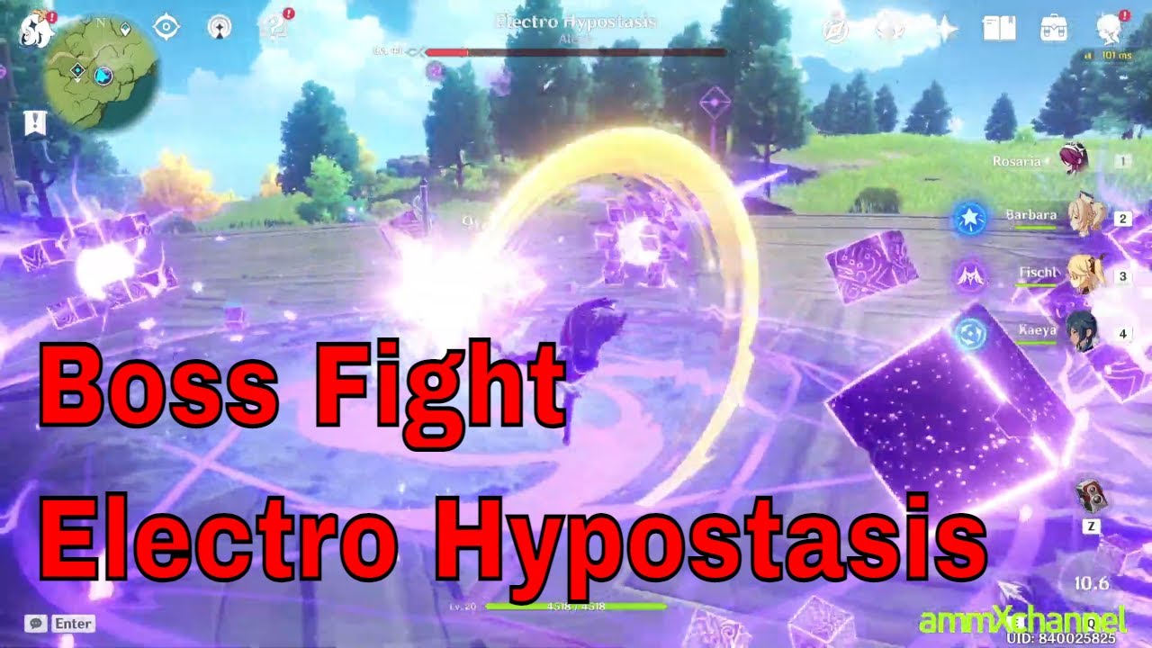 Genshin impact - Boss Fight VS Electro Hypostasis Gameplay (Newbie for ...