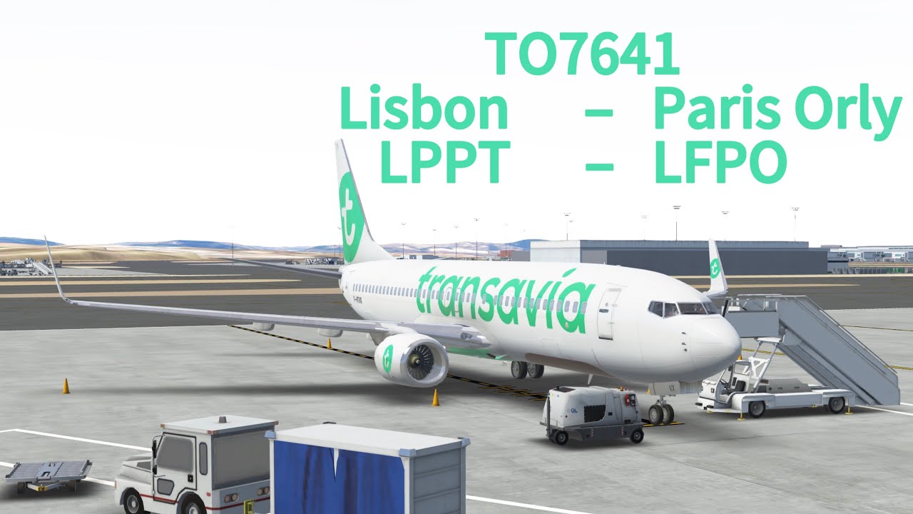 World Tour | Infinite Flight | Transavia | B737–800 | Lisbon – Paris Orly