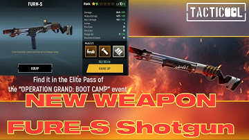 TACTICOOL NEW WEAPON FURE-S Shotgun🎮tacticool#game#tacticool#tacticoolgame