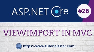 ViewImports in ASP.NET Core MVC