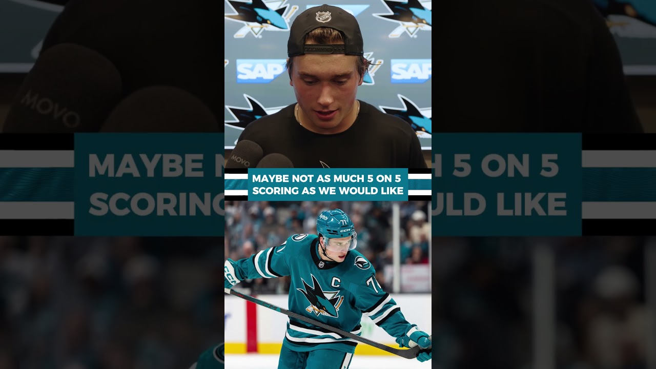 Macklin Celebrini evaluates the team's performance in their loss to the Bruins. 🎦: San Jose Sharks