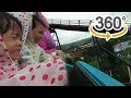 【360°VR】Jumbo Wave Roller Coaster Vlog Video 轟浪！12層樓高往下衝！小人國主題樂園