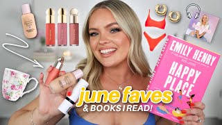 JUNE SUMMER FAVORITES! makeup, books, podcast, jewelry, swimsuit &amp; exciting GIVEAWAY!