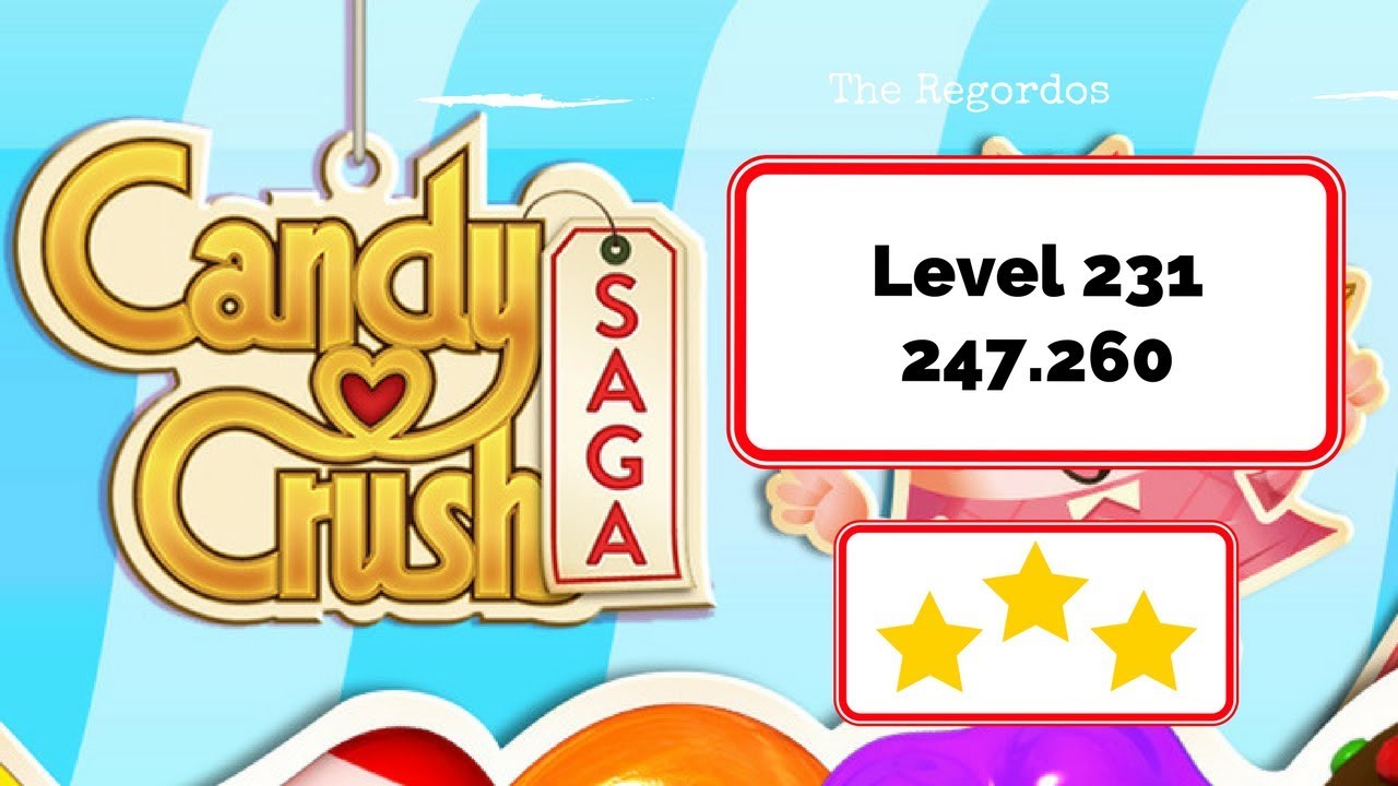 Candy Crush Saga Level 231 - No Boosters