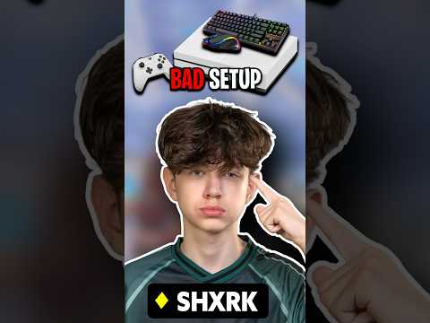 Shxrk’s Old Setup Was BAD! 😭 #shxrk #gaming #trending