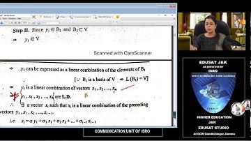5 step theorem of basis and dimension by Dr.Nidhi Suri