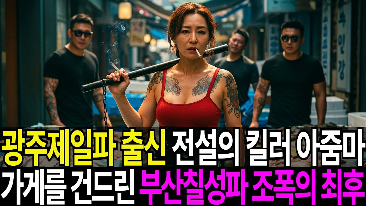 Outline Video "광주VS부산 조폭의 혈투" 자갈치시장 생선가게 아줌마의 엉덩이를 만진 부산 칠성파 조폭들, 광주 제일파 출신 전설의 킬러였는데...