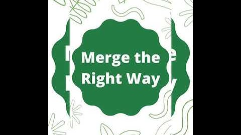 Merge the right way|#online |#excel