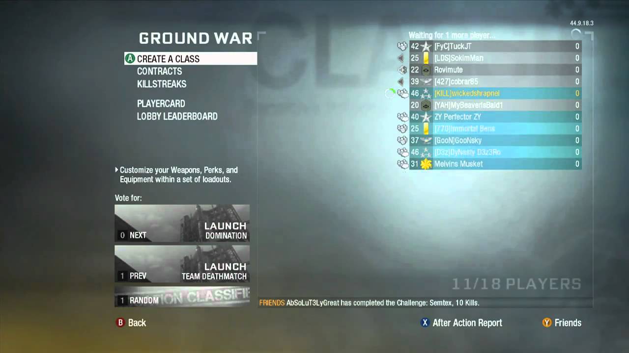 sort ops 1 matchmaking
