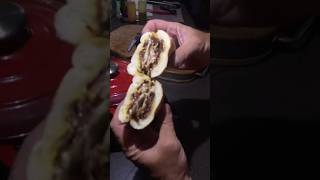 The Baloney-Roni Grilled Sandwich! #fried #bologna #sandwich