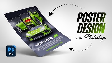 Poster Design in Photoshop for Beginners!!!