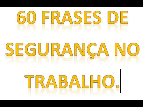 Vídeo: Como Escrever Uma Palavra De Segurança