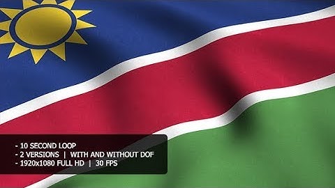 Namibia Flag Background | Motion Graphics - Videohive template