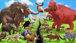 ARBS Prehistoric Mammals vs ARK Prehistoric Animals vs Mammoth Animal Revolt Battle Simulator