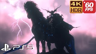Clive And Gav Run Into Odin Scene Final Fantasy 16 Ps5 60Fps 4K Hdr