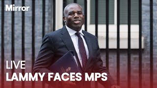 LIVE: Justice Secretary David Lammy to face MPs in The Commons