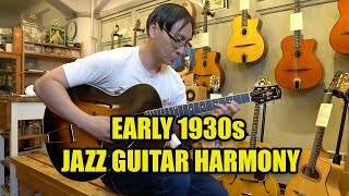 Early 1930S Jazz Guitar Harmony Chords - Eddie Lang Dick Mcdonough Style