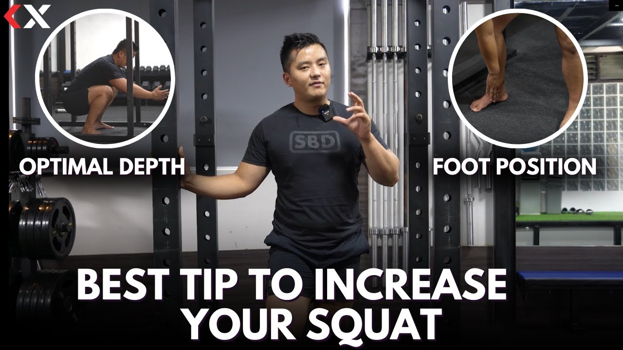 Best tip for squat Foot position & Optimal depth YouTube