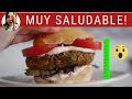 Hamburguesas de lentejas espectaculares hamburguesa vegetariana