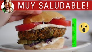 HAMBURGUESAS DE LENTEJAS ESPECTACULARES! (hamburguesa vegetariana)