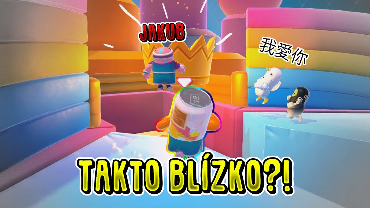 TOTO NIE JE MOŽNÉ! JAKUBOVI ZOBRALI VÍTAZSTVO:) | FALL GUYS w/ @GEJMR @JakubDestro