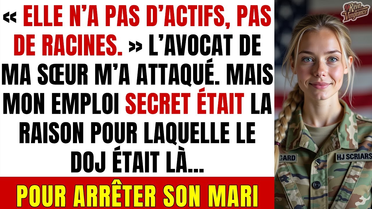 «Aucun bien, aucune racine», plaidait l’avocat de ma sœur — mais mon métier secret expliquait tout…
