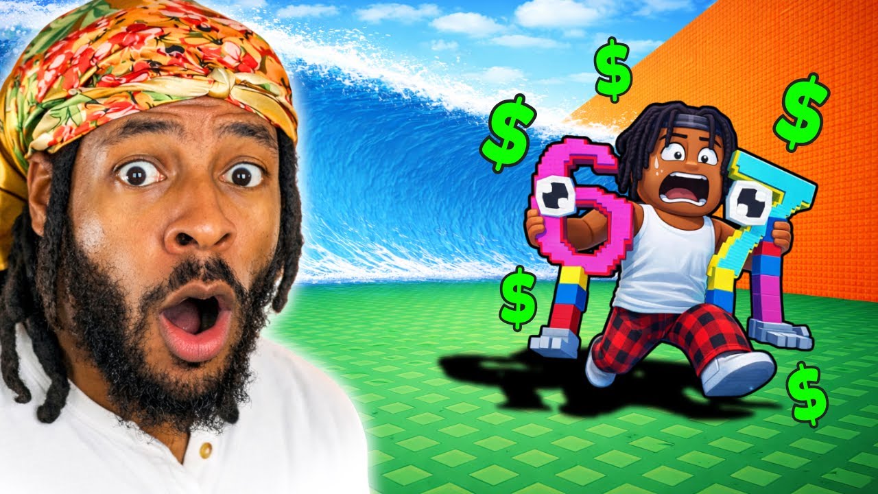 Escaping The Roblox Tsunami For Brainrots: The 67 Challenge!