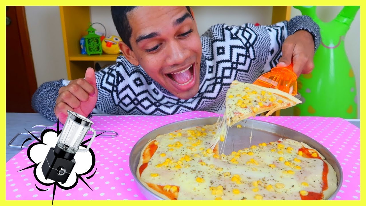 Pizza de Liquidificador: PARA QUEM NAO SABE FAZER PIZZA