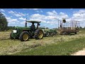 600 small square bales of hay!