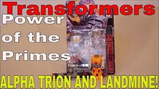Transformers Power of the Primes Alpha Trion with Landmine - GotBot True Review NUMBER 401