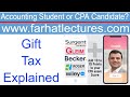 Gift Tax | Corporate Income Tax Course | CPA Exam FAR