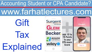 Gift Tax | Corporate Income Tax Course | CPA Exam FAR