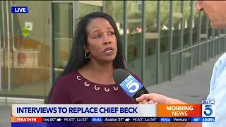 Lappl Vice President Jerretta Sandoz Discussing Key Attributes For The Next Chief Of Police