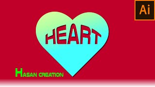 Heart Vector Design || Love Logo || Romantic Logo || Adobe Illustrator 2020 screenshot 5