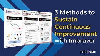 3 Methods to Sustain Continuous Improvement