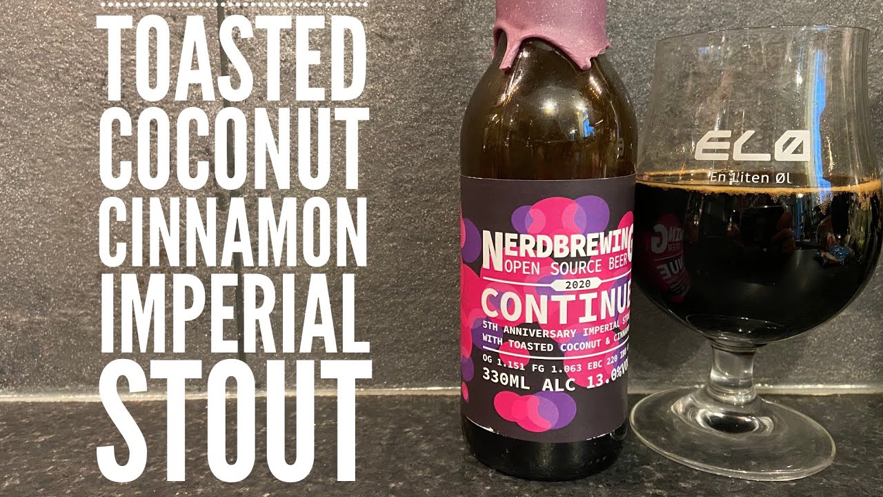 NerdBrewing Continue 5th Anniversary Imperial Stout | Swedish Craft Beer Review