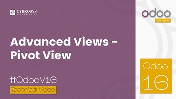 Advanced Views - Pivot View in Odoo 16 | Odoo 16 Development Tutorials | Advanced Pivot View
