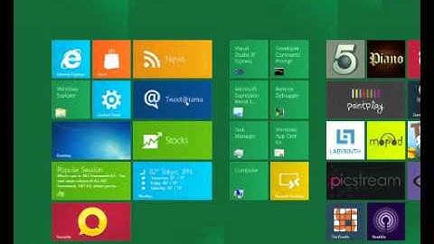 cursory glance at Windows 8 "Metro" UI