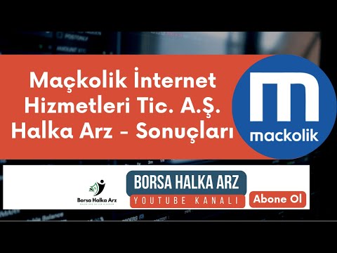 Maçkolik Halka Arz Sonuçları