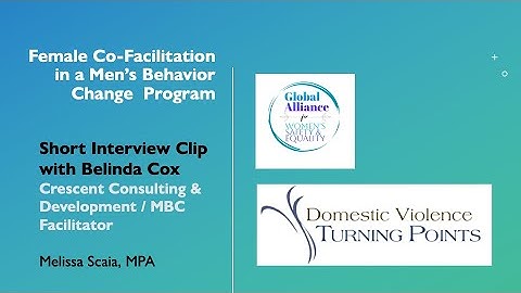 Female Co-Facilitation in a Men
