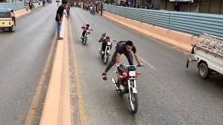 Bike Race Rider Karachi | bike rider race || gizri pull bike race | Hasnain Hit screenshot 1