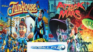 PINBALL FX3 (FUNHOUSE AND ATTACK FROM MARS)