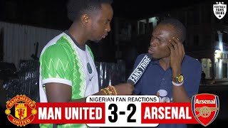 MANCHESTER UNITED 3-2 ARSENAL (NIGERIAN FAN REACTIONS) Premier League 2021-22 HIGHLIGHTS