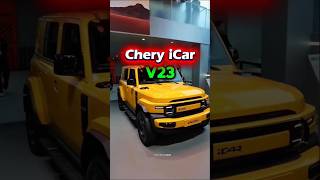 Thar EV got competition😳🔥 Chery iCar V23 is coming💨⚡#shorts #mahindrathar #cheryv23 #viral #trending